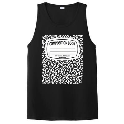 Composition Notebook Costume Matching Group Halloween PosiCharge Competitor Tank