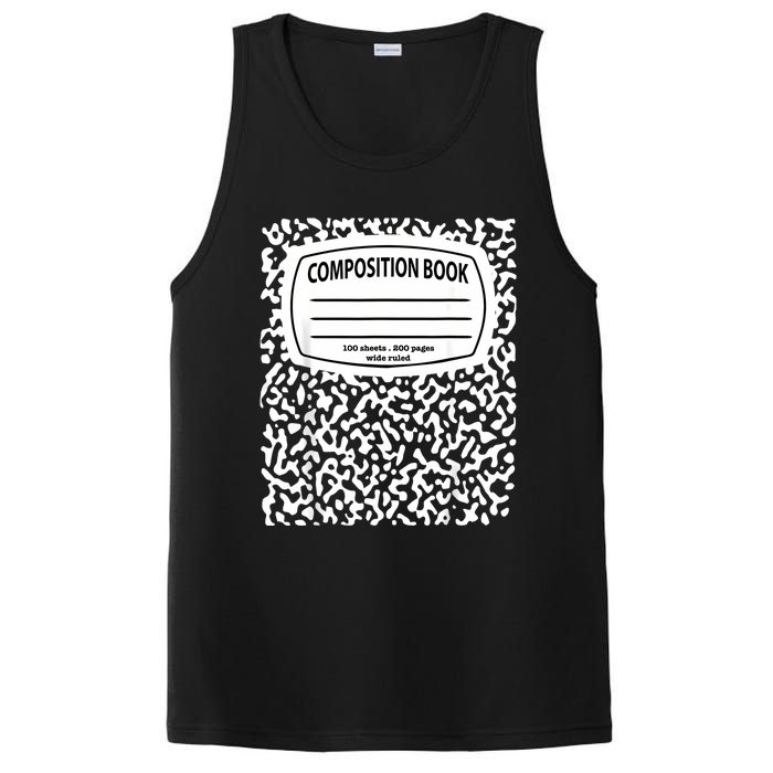 Composition Notebook Costume Matching Group Halloween PosiCharge Competitor Tank