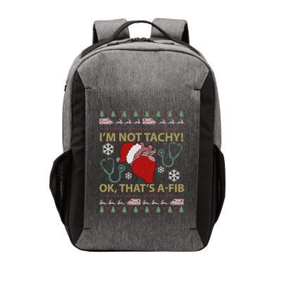 Cardiac Nurse Christmas Tachy Ugly Heart Anatomy Nurse Cvicu Cute Gift Vector Backpack