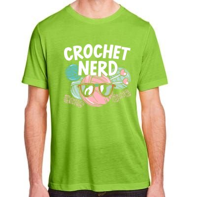 Crochet Nerd Crochet Lover Crocheting Gift Adult ChromaSoft Performance T-Shirt