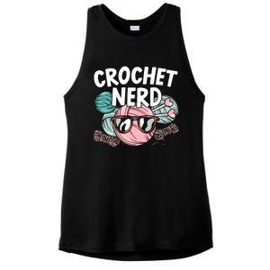 Crochet Nerd Crochet Lover Crocheting Gift Ladies PosiCharge Tri-Blend Wicking Tank