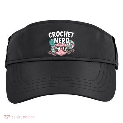 Crochet Nerd Crochet Lover Crocheting Gift Adult Drive Performance Visor