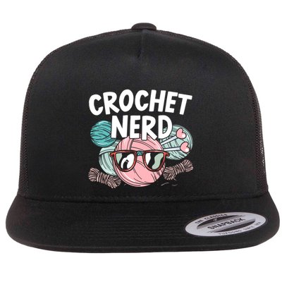 Crochet Nerd Crochet Lover Crocheting Gift Flatbill Hat