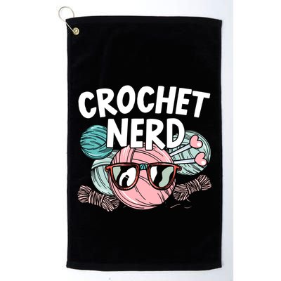 Crochet Nerd Crochet Lover Crocheting Gift Golf Towel
