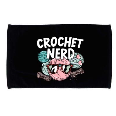 Crochet Nerd Crochet Lover Crocheting Gift Microfiber Hand Towel