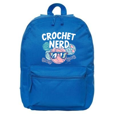 Crochet Nerd Crochet Lover Crocheting Gift 16 in Basic Backpack