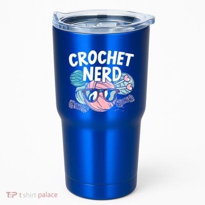 Crochet Nerd Crochet Lover Crocheting Gift Tumbler