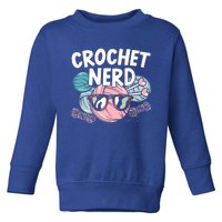 Crochet Nerd Crochet Lover Crocheting Gift Toddler Sweatshirt