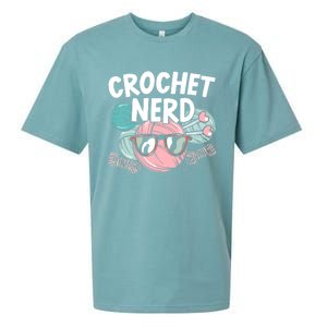 Crochet Nerd Crochet Lover Crocheting Gift Sueded Cloud Jersey T-Shirt