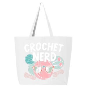 Crochet Nerd Crochet Lover Crocheting Gift 25L Jumbo Tote