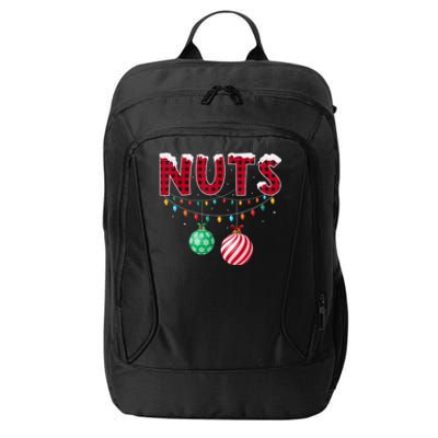 Chest Nuts Christmas Shirt Funny Matching Couple Chestnuts City Backpack