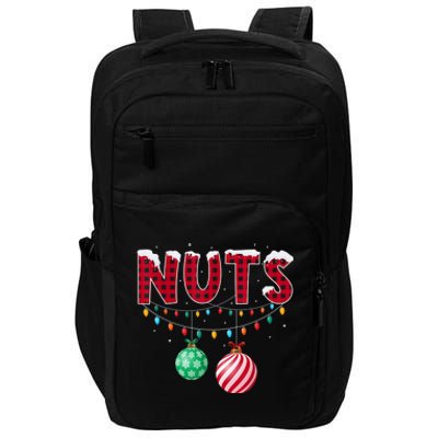 Chest Nuts Christmas Shirt Funny Matching Couple Chestnuts Impact Tech Backpack