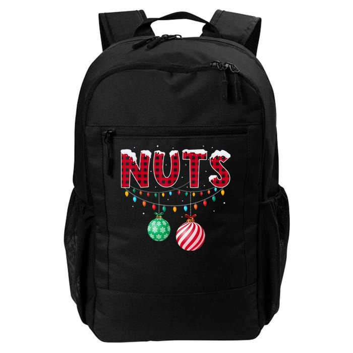 Chest Nuts Christmas Shirt Funny Matching Couple Chestnuts Daily Commute Backpack