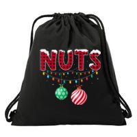 Chest Nuts Christmas Shirt Funny Matching Couple Chestnuts Drawstring Bag