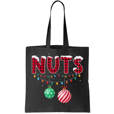 Chest Nuts Christmas Shirt Funny Matching Couple Chestnuts Tote Bag