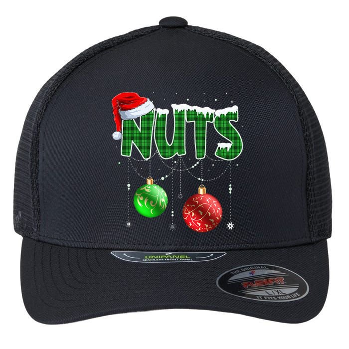 Chest Nuts Christmas Matching Couple Chestnuts Flexfit Unipanel Trucker Cap