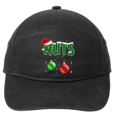 Chest Nuts Christmas Matching Couple Chestnuts 7-Panel Snapback Hat