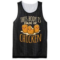 Chicken Nuggets Chicken Chicken Fast Food Funny Saying Mesh Reversible Basketball Jersey Tank