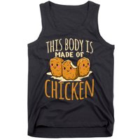 Chicken Nuggets Chicken Chicken Fast Food Funny Saying Tank Top