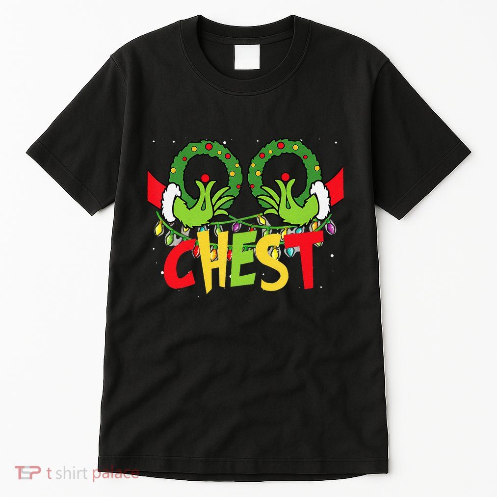 Chest Nuts Christmas Funny Matching Couple Tall T-Shirt