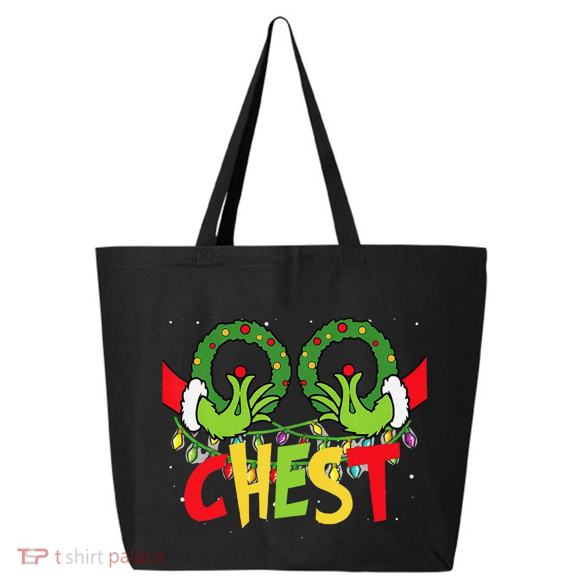 Chest Nuts Christmas Funny Matching Couple 25L Jumbo Tote