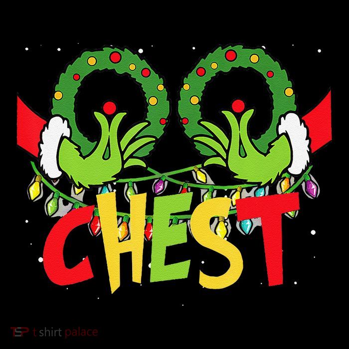 Chest Nuts Christmas Funny Matching Couple Womens T-Shirt