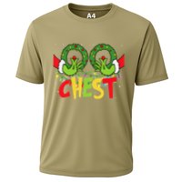 Chest Nuts Christmas Funny Matching Couple Performance Shirt