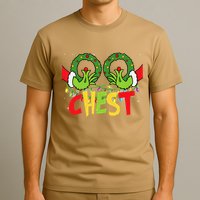 Chest Nuts Christmas Funny Matching Couple T-Shirt