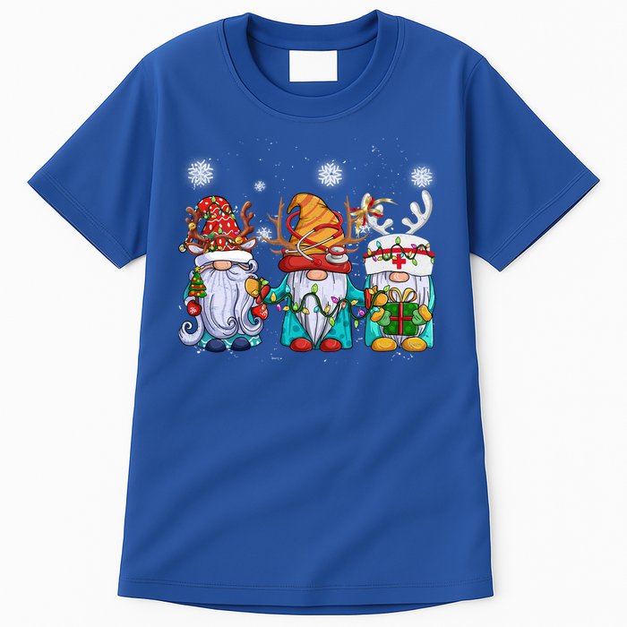 Cute Nurse Christmas Gnomes Cute Nurses Xmas Nursing Gift Tall T-Shirt