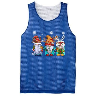 Cute Nurse Christmas Gnomes Cute Nurses Xmas Nursing Gift Mesh Reversible Basketball Jersey Tank