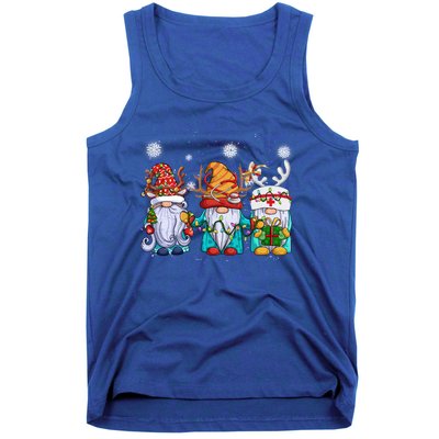 Cute Nurse Christmas Gnomes Cute Nurses Xmas Nursing Gift Tank Top