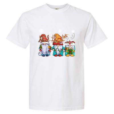 Cute Nurse Christmas Gnomes Cute Nurses Xmas Nursing Gift Garment-Dyed Heavyweight T-Shirt