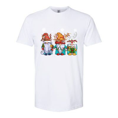 Cute Nurse Christmas Gnomes Cute Nurses Xmas Nursing Gift Softstyle CVC T-Shirt