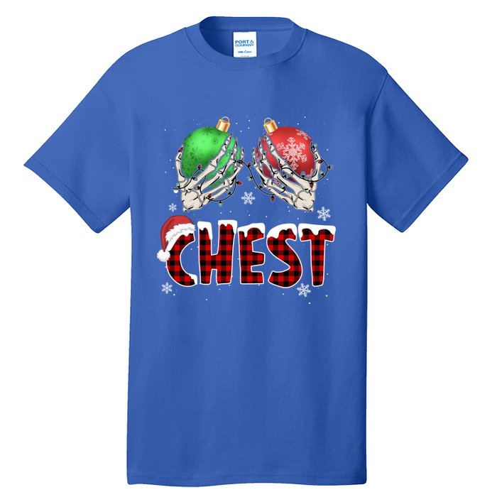 Chest Nuts Christmas Chestnuts Xmas Couple Matching Costume Meaningful Gift Tall T-Shirt