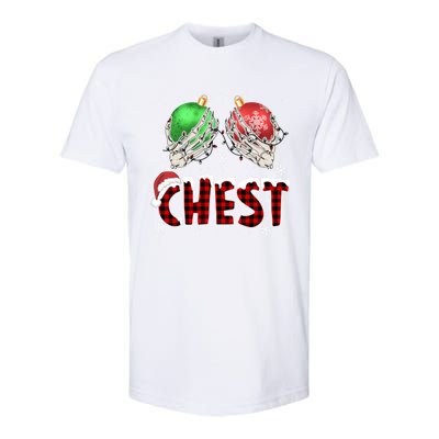 Chest Nuts Christmas Chestnuts Xmas Couple Matching Costume Meaningful Gift Softstyle CVC T-Shirt