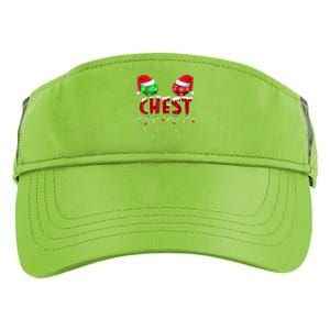 Chest Nuts Christmas Funny Matching Couple Adult Drive Performance Visor