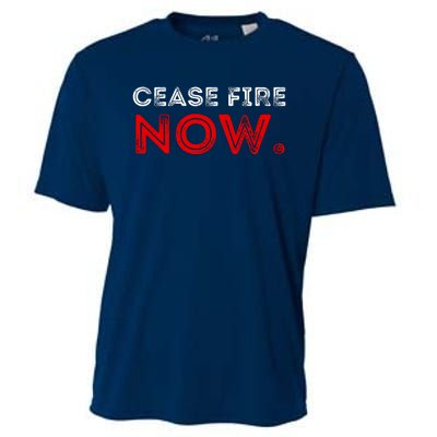 Ceasefire Now Cooling Performance Crew T-Shirt