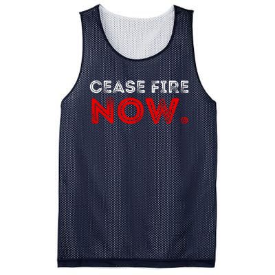 Ceasefire Now Mesh Reversible Basketball Jersey Tank