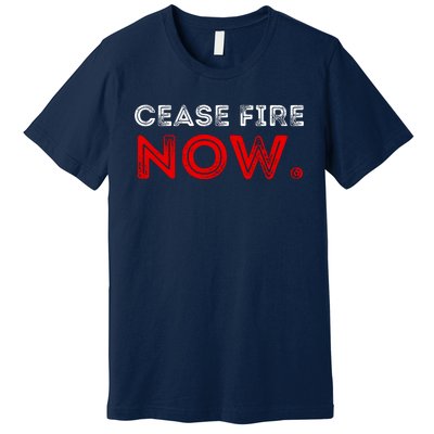 Ceasefire Now Premium T-Shirt