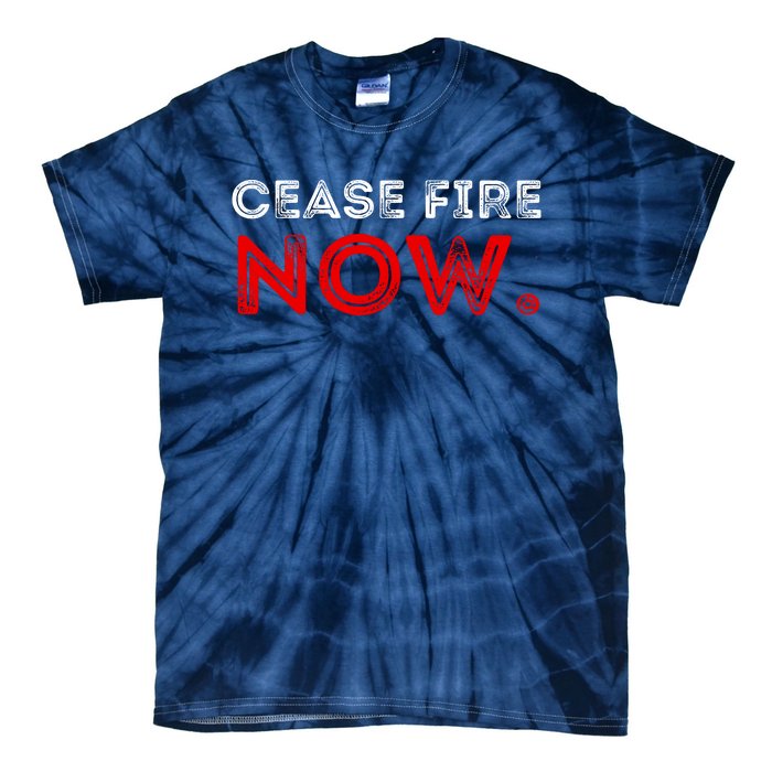 Ceasefire Now Tie-Dye T-Shirt