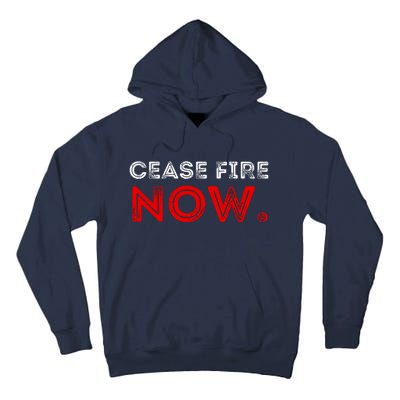 Ceasefire Now Tall Hoodie