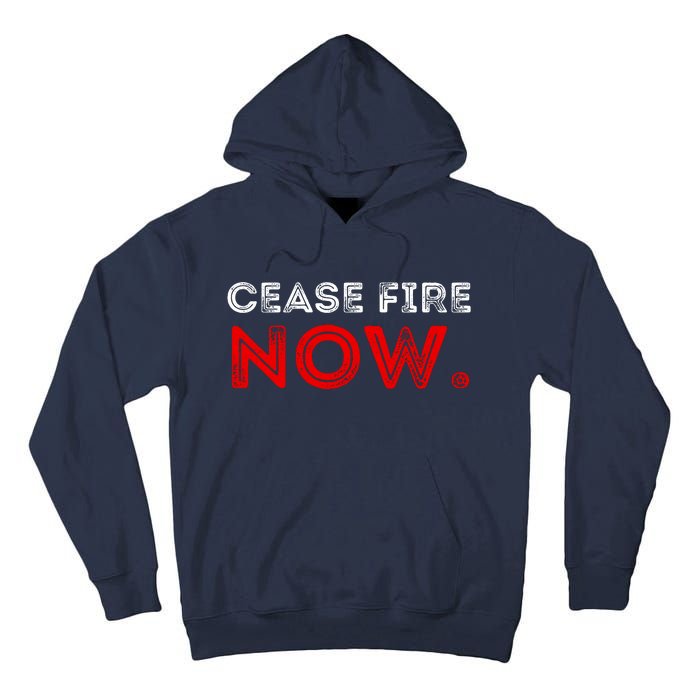 Ceasefire Now Tall Hoodie