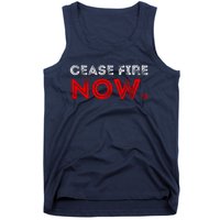 Ceasefire Now Tank Top