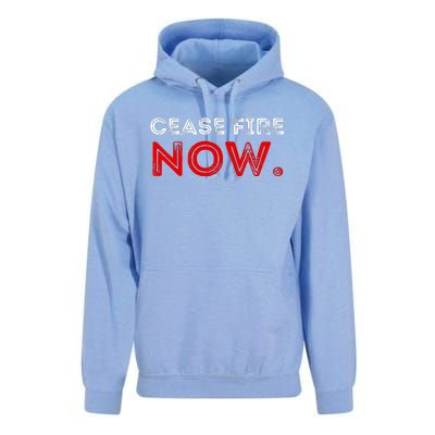 Ceasefire Now Unisex Surf Hoodie