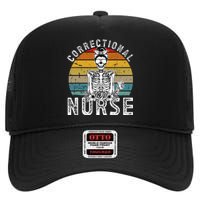 Correctional Nurse Corrections Nurse Correctional Nursing High Crown Mesh Back Trucker Hat