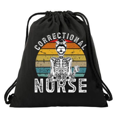 Correctional Nurse Corrections Nurse Correctional Nursing Drawstring Bag