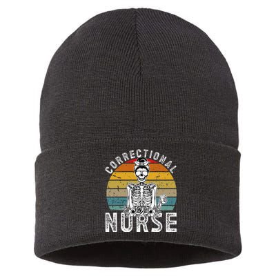 Correctional Nurse Corrections Nurse Correctional Nursing Sustainable Knit Beanie