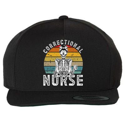 Correctional Nurse Corrections Nurse Correctional Nursing Wool Snapback Cap