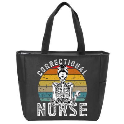 Correctional Nurse Corrections Nurse Correctional Nursing Zip Tote Bag