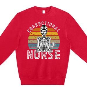 Correctional Nurse Corrections Nurse Correctional Nursing Premium Crewneck Sweatshirt